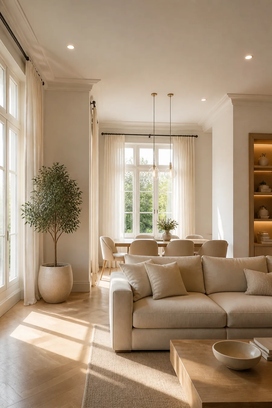 Intérieur résidentiel lumineux