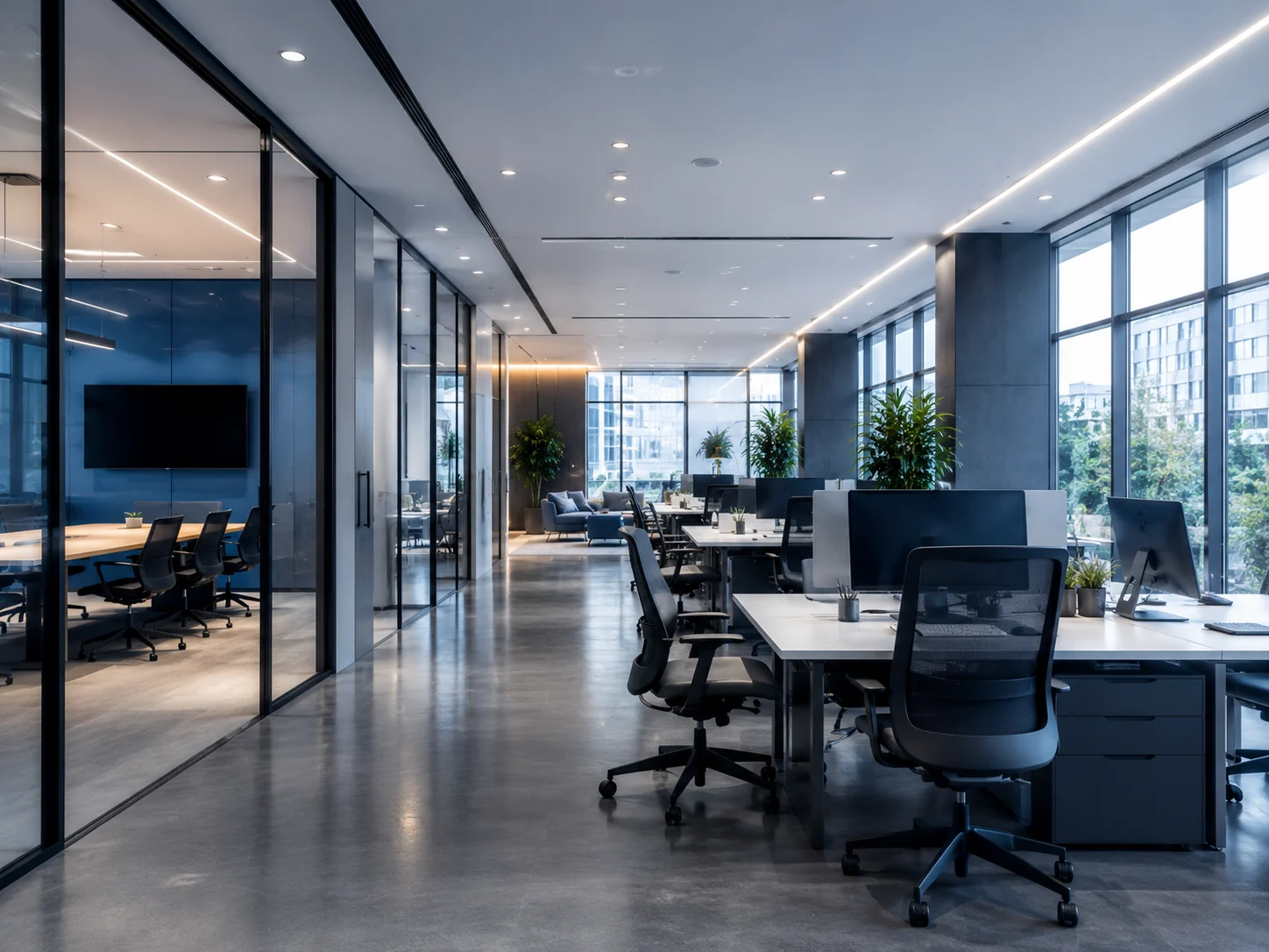 Bureaux professionnels modernes